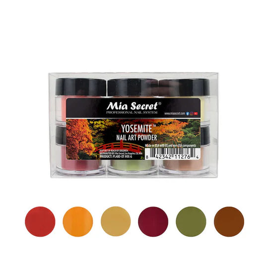 Mia Secret - Yosemite Nail Art Powder Collection (6PC)