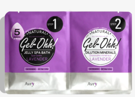 Avry Beauty Jelly Spa Pedicure Lavender